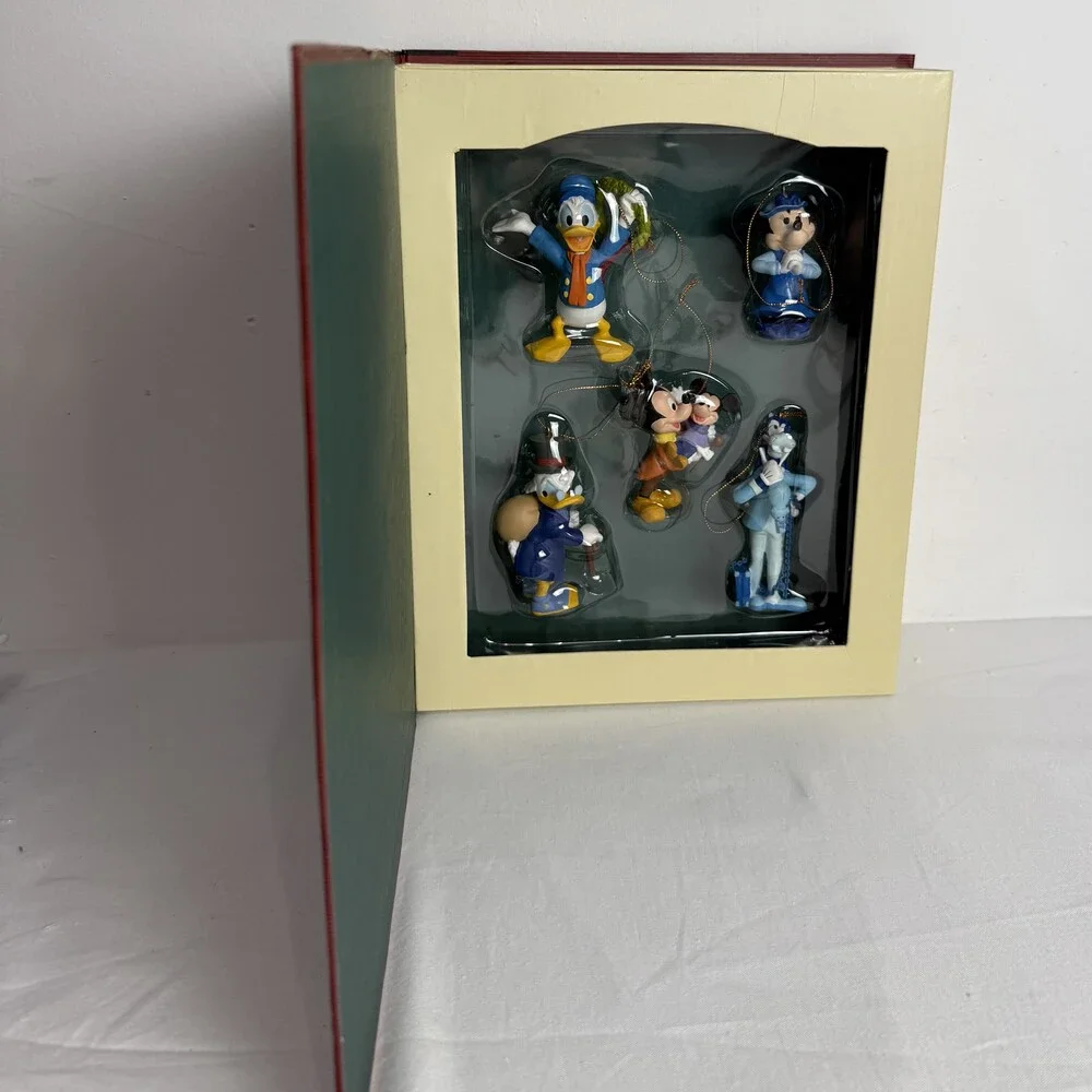 Disney Collection Mickeys Christmas Carol  Christmas Ornaments Set of 5 - Picture 4 of 13
